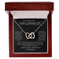 TO MY BEAUTIFUL SOULMATE | INTERLOCKING HEART NECKLACE