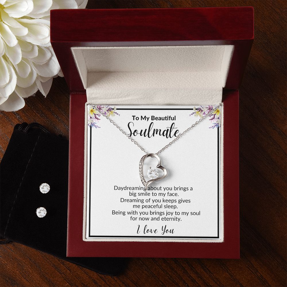 TO MY BEAUTIFUL SOULMATE | SOULMATE GIFT | SOULMATE LOVE KNOT NECKLACE
