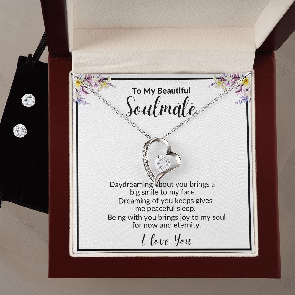 TO MY BEAUTIFUL SOULMATE | SOULMATE GIFT | SOULMATE LOVE KNOT NECKLACE