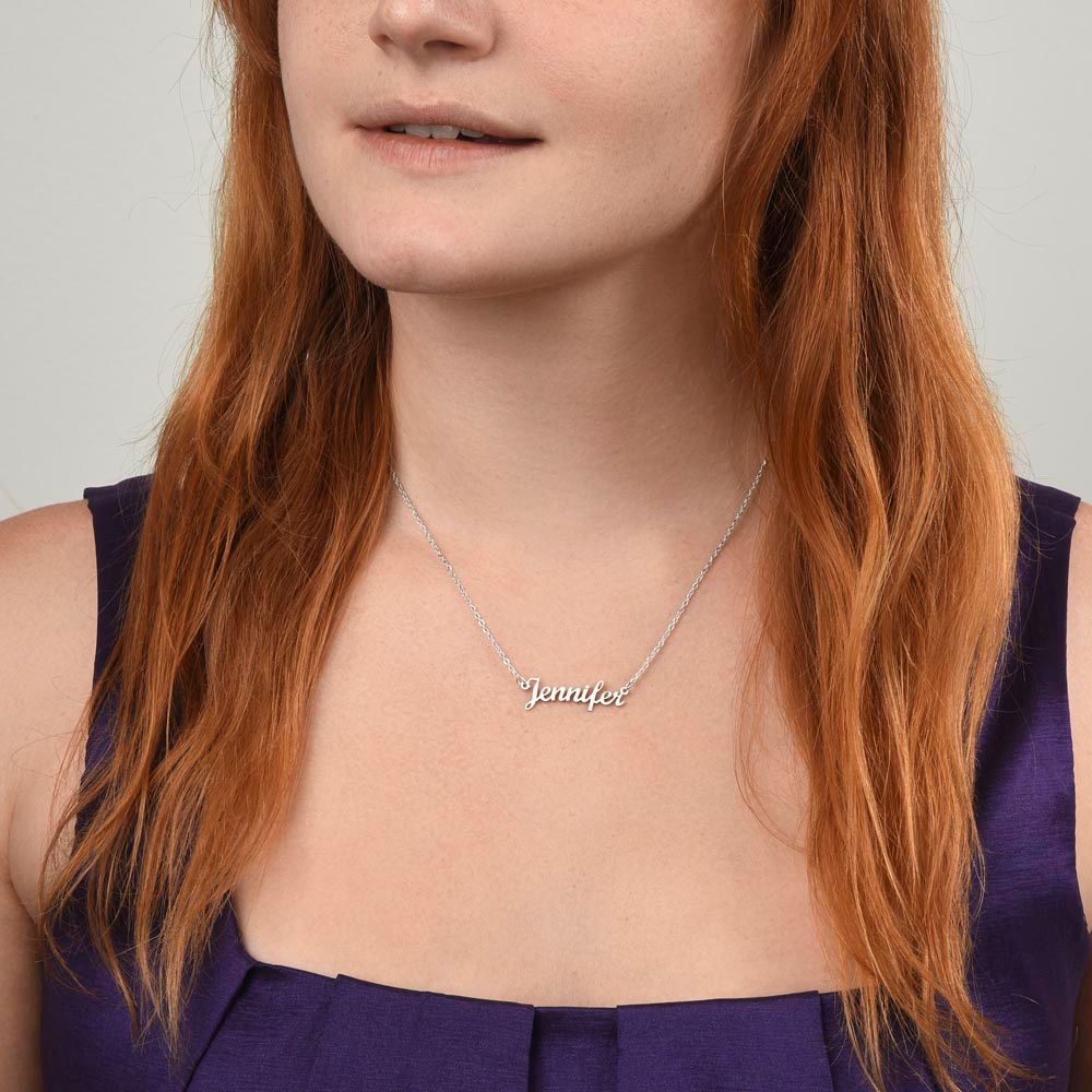 PERSONALIZED NAME NECKLACE | CUSTOM NAME NECKLACE | TO MY BEAUTIFUL SOULMATE