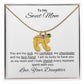 Mother's Day Gift | To My Sweet Mom | Personalized Necklace | Gifts That I Love
