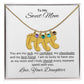 Mother's Day Gift | To My Sweet Mom | Personalized Necklace | Gifts That I Love